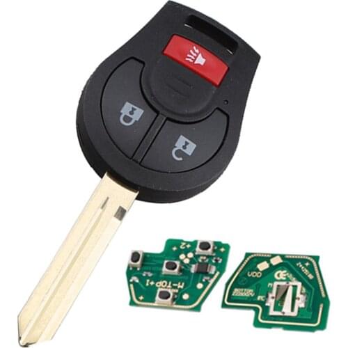 XRSHKEY 2+1 Button Remote Car Key CWTWB1U751 CWTWB1U816 315/434Mhz ID46/PCF7936 Chip For Qashqai Sunny Tiida X-Trail keys