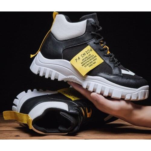 QWEDF Men's High Top Sneakers