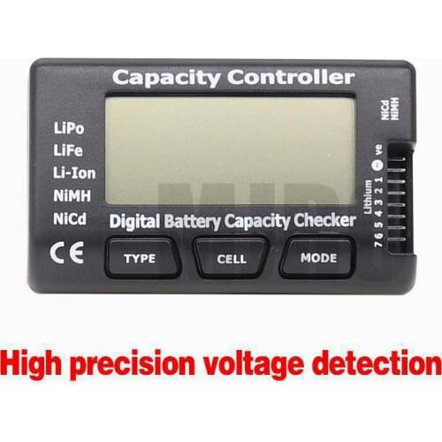 RC CellMeter-7 digital battery capacity checker LiFe LiPo Li-ion Nicd NiMH battery voltage tester check high-precision detection