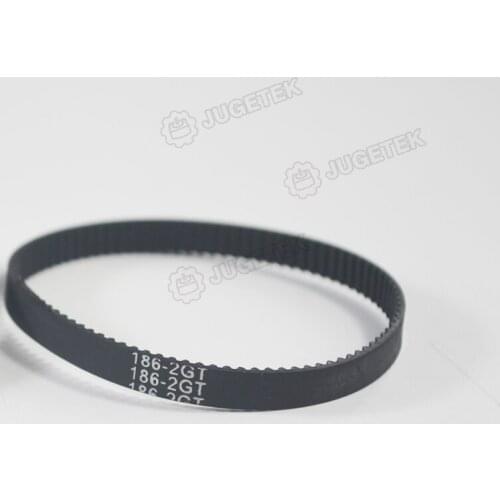 10pcs/lot, GT2 Timing Belt, Closed-loop,186mm Length ,93Teeth , 3.5mm width