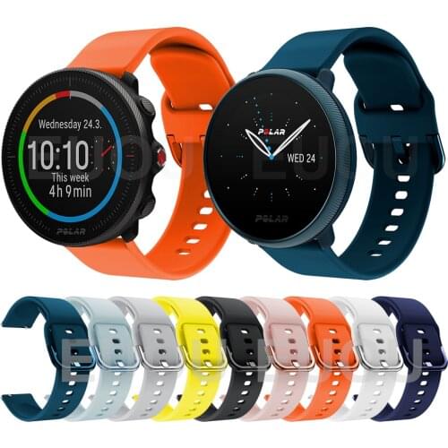 Soft Silicone Strap For POLAR IGNITE 2 / VANTAGE M2 M/UNITE/GRIT X Watch Band Wristband Bracelet Watchband Replace Accessories