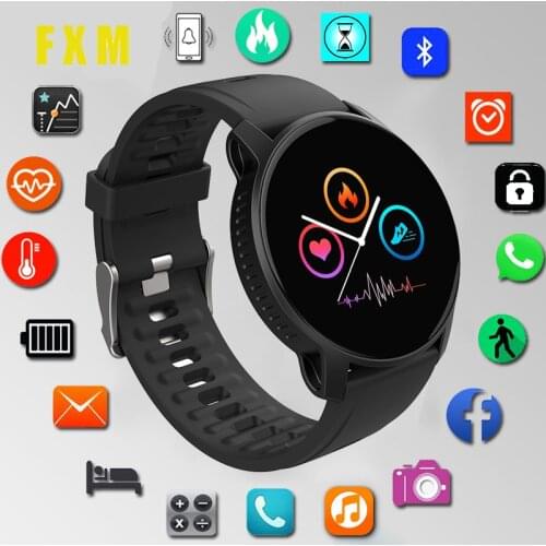 Smart Digital Watch Men Women With Bluetooth Call Reminder Remote Camera Heart Rate Monitoring Sport Wirstwatch 2020 Christmas