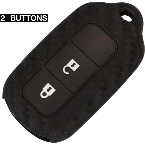 Kutery 10PCS/LOT Smart Remote Car Key Case Silicone Protection Shell 2 Buttons For Toyota Verso Highlander Camry YARiS L X 2015