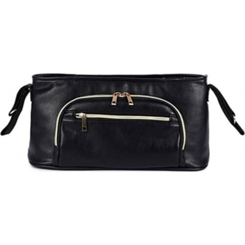 Waterproof Diaper Bag Large Capacity PU Leather Stroller Bag 2021 New Mummy Maternity Nappy Bags Baby Stroller Bag Organizer