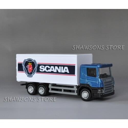 1:64 Diecast Vehicle Model Toy Scania P360 Container Truck Model Replica