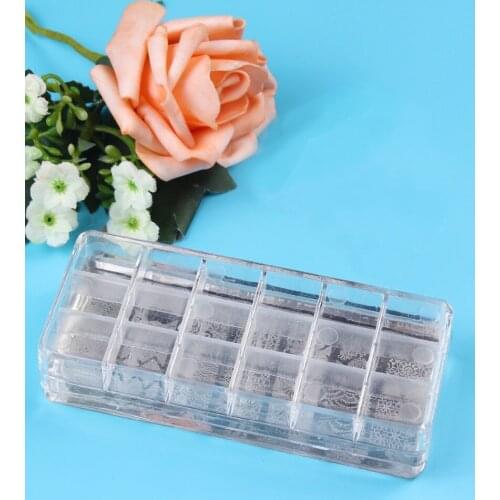 Finger Angel 1 Pcs XXL Rectangle Silicone Soft Stamping Stamper Nail Art Stamper DIY Image Design Stamp Plate Transfer Tools