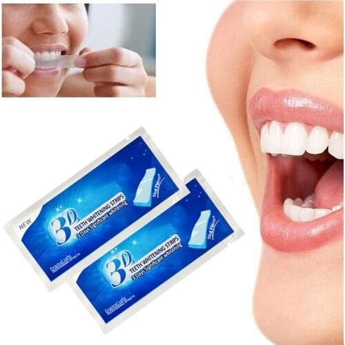 10/5pairs Teeth Whitening Strips Bleaching & Whitening Teeth Intensive Clean Stain Removal Whitening Strips Oral Care Tool TSLM1