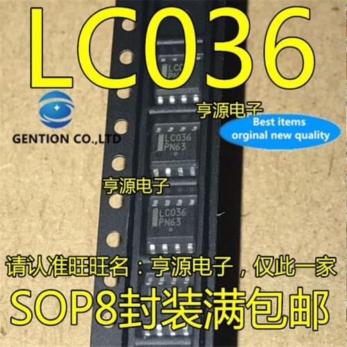 10Pcs LC03-6 LC03-6R2G Silkscreen LC036 SOP-8 in stock 100% new and original