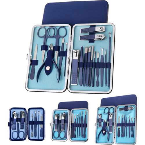 10Pcs/Set Professional Manicure Set Kit Profesional Stainless Steel Cutters for Manicure Nail Tools Sets Kits Art Beauty Health