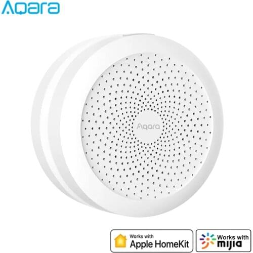 Aqara Smart Home Hub Gateway M1S Zigbee 3.0 WiFi Remote Control with RGB LED Night Light Works with Apple HomeKit Mi Home APP