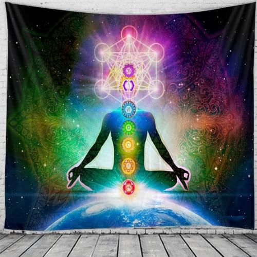 Buddha Mandala Bohemian Wall Tapestry Art Deco Blanket Curtain Hanging at Home Bedroom Living Room Decoration Boho Hippie