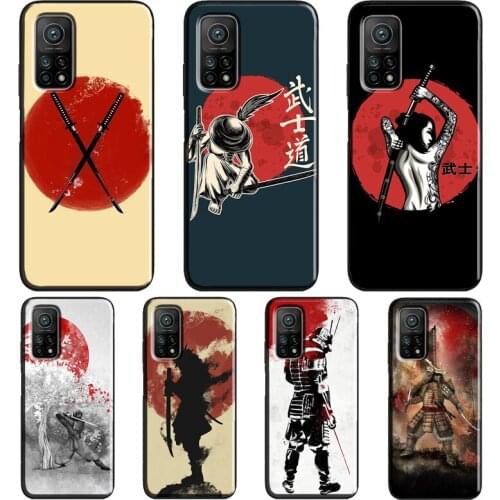 Japanese Samurai Warrior Case For POCO F3 F2 M3 X3 Pro Cover For Xiaomi Mi 11 Lite Ultra Mi 10T Pro Mi Note 10 Lite