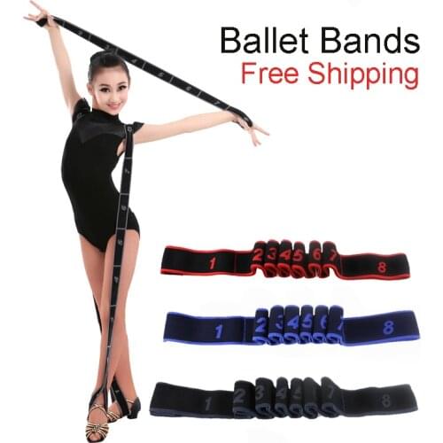 Ballet Stretch Bands Yoga band Foot Loop Dance Gymnastics Training Latin Elastic Band for dancers stretching exercise