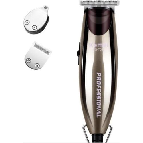 Kemei hair trimmer KM-701 3 in 1 cord hair clipper oilhead haircut machine hair carving white hair clipper beard trimmer