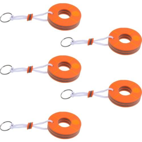 MagiDeal High Quality 5pcs Marine Outboard Floating Keyring Sailing Kayak Fishing- Buoy Shape Divot Repair Tool
