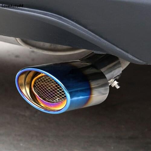 Stainless Steel Car Rear Tail Throat matte Trim For Toyota CHR C-HR 2016 2017 2018 2019 2020 2021 Car Accessories