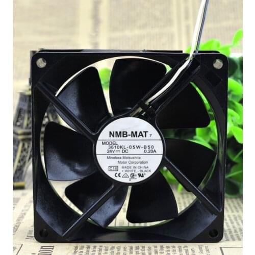 SSEA New cooling fan for NMB 3610KL-05W-B50 9025 24V 0.20A 4.8W 92*92*25mm