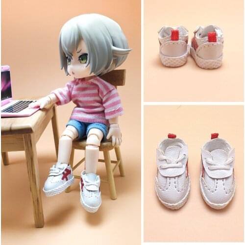 Ob11 doll shoes bjd shoes cowhide copper buckle leather boots for obitsu11,GSC clay,body9,YMY,1 / 12BJD doll Accessories boots