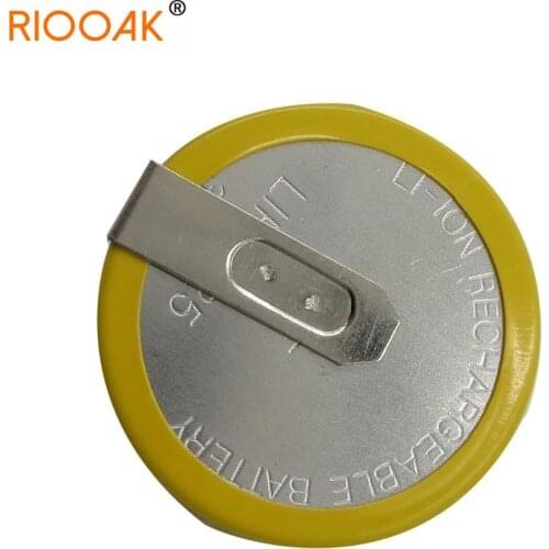 RIOOAK 10/20/50/100pcs Rechargeable LIR2025 Battery 3.6V For BMW key e46 e39 e36 e38 e34 Remote Car Key Shell Cover Case Battery
