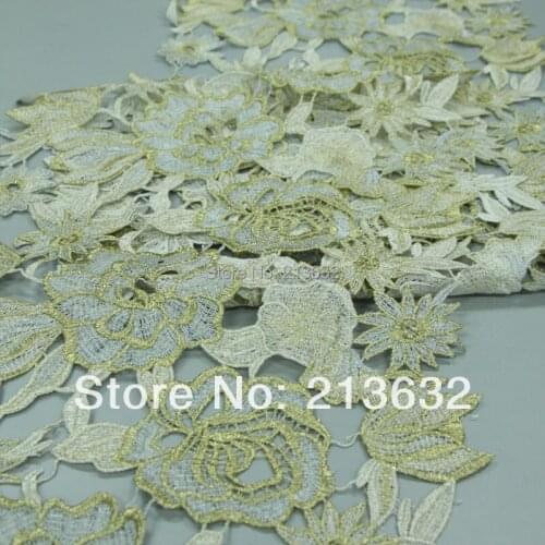 POs50 - water soluble embroidery fabric accessories textile wire Fine embroidered cloth wholesale Water soluble embroidery yarn