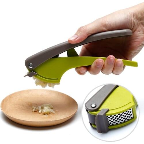 Stainless Garlic Press Household Manual Garlic Press Device Kitchen Press Squeezer Ginger Garlic Tools Kitchen Accessories