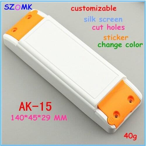 Distribution enclosure LED plastic case (20 pcs) 140*45*29mm project box electronic case plastic housing for PCB abs plastic box