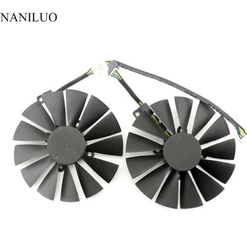 95MM 4Pin New PLD10010S12H Cooler Fan For ASUS ROG STRIX Dual RX 470 580 570 RX470 GTX 1050Ti GTX1080Ti Video Card Replacement