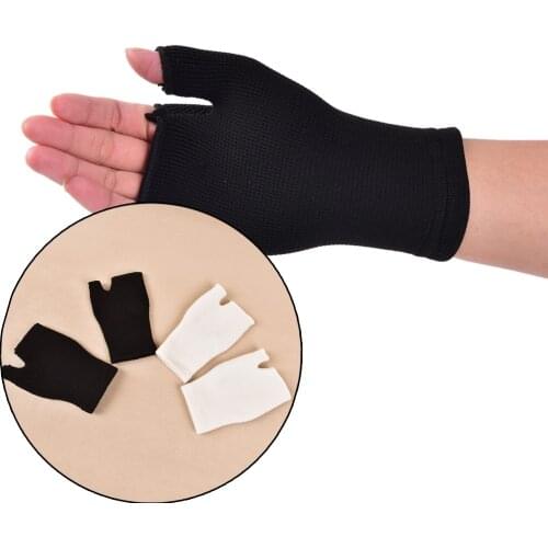 1Pair Wrist Support Bandage Removable Hand Brace Finger Splint Carpal Protection Wrap Glove Elastic Palm Hand Wrist Health Care