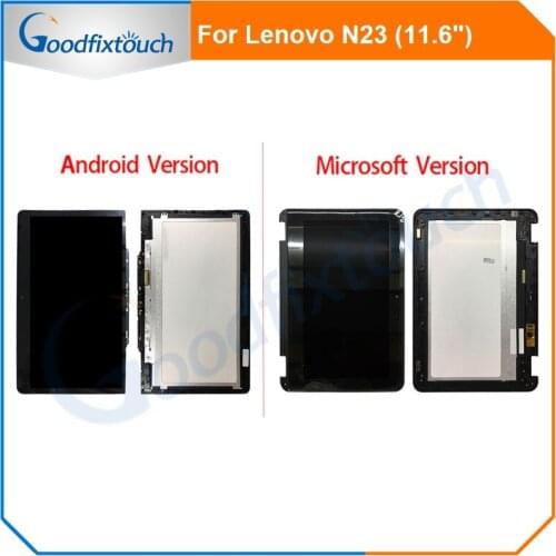 11.6" LCD For Lenovo N23 Yoga Chromebook LCD Display Touch Screen Digitizer Assembly With Frame For Lenovo N23 Replacement Parts