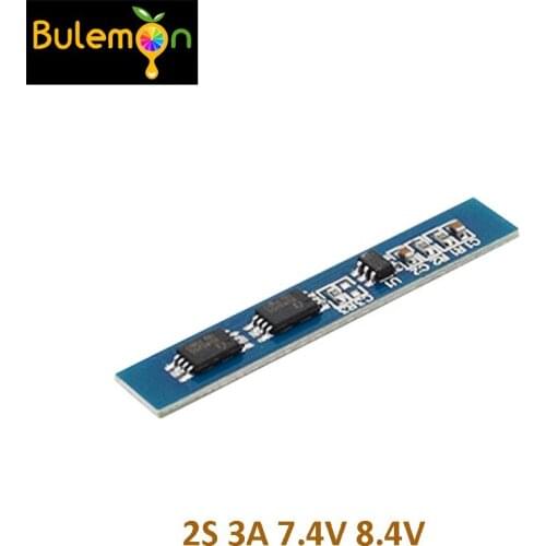 10pcs/lot 2S 3A Li-ion Lithium Battery 7.4 8.4V 18650 Charger Protection Board BMS PCM for Li-ion Lipo Battery Cell Pack