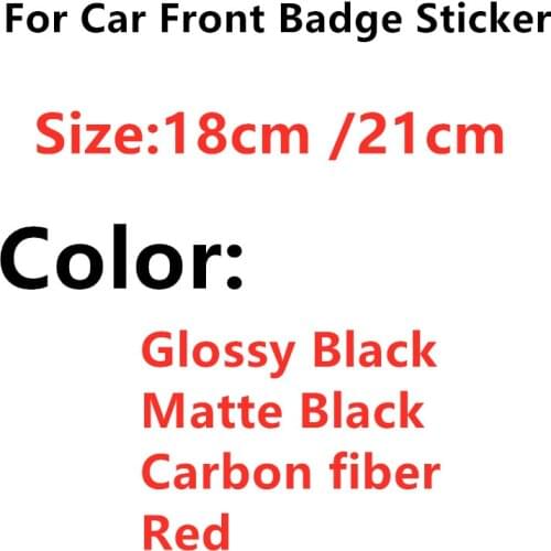 18.8cm 21cm Car Front Grill Star Cover Logo Sticker Emblem Badge Accessories For C200 E300L A B C E CLA GLA GLC GLE GLS G