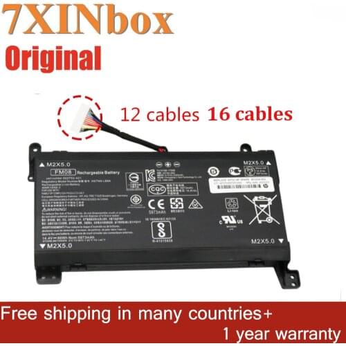 7XINbox 14.6V 83.22Wh 5340mAh Original FM08 Laptop Battery For HP OMEN 17-an013TX 17-an014TX TPN-Q195 HSTNN-LB8B TPN-Q195