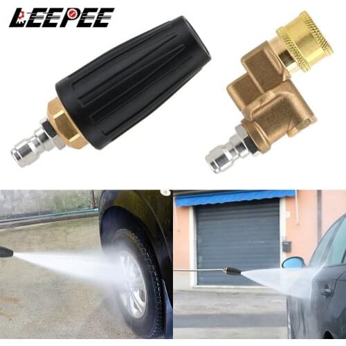 Car Pressure Washer Accessory Rotary Pivoting Coupler Jet Sprayer Turbo Nozzles Sprayer For Quick Connector Autos Cleaning