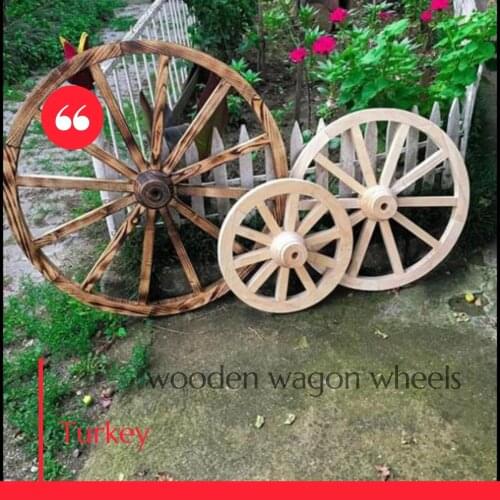 Wooden wagon wheels 50 Centimeters Antiqune wagon whell Decorative garden Decorative vintage Wheel wall decor Handmade
