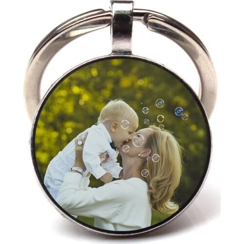 Private order Personality mothers Love Keychain picture customization Key Ring Baby Child Dad Sisters Handmade Family Jewelry