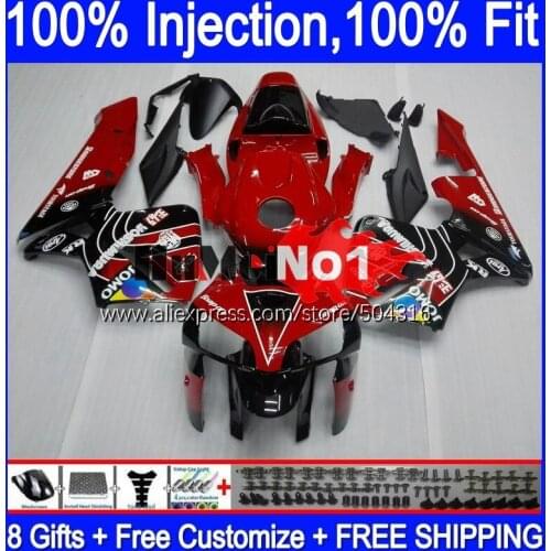 Injection For HONDA CBR 600RR 600F5 600CC CBR600RR 107MC.34 CBR 600 JOMO Red CBR600 RR 2005 2006 CBR600F5 F5 05 06 Fairings
