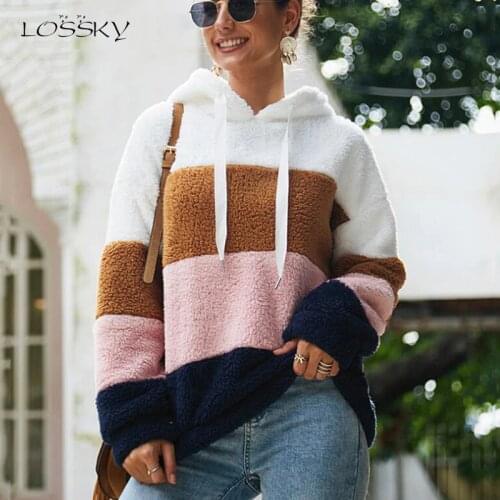 LOSSKY Women's Sweatshirts With Long Sleeves