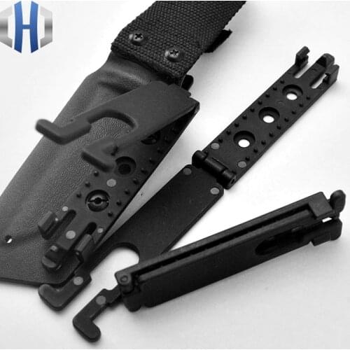 MOLLE-LOK Scabbard K Sheath Waist Clip System Scabbard Back Clip KYDEX Scabbard Carrying Clip K Sheath MOLLE Buckle