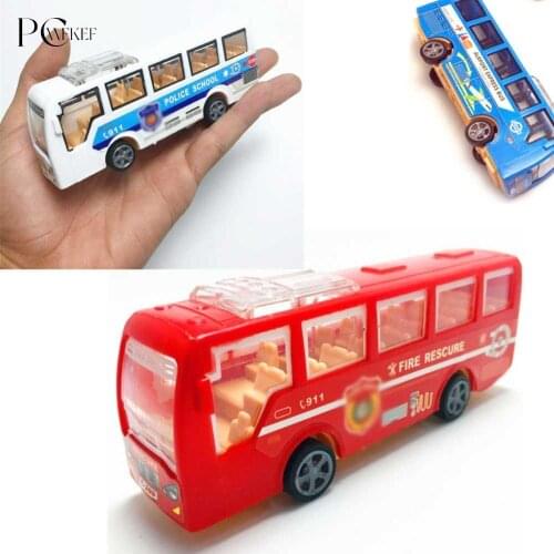 Cartoon character toys for children toddler Birthday Little Bus Children Miniature Toys