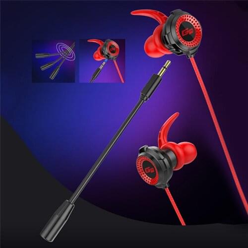 New G11 in-ear wired headset with mic mobile phone competitive gaming headset music noise reduction headset