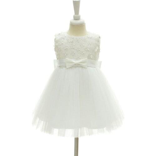 Newborn Dress Baby Girl Christening Gowns Toddler Girls Formal Dress White Lace Baptism Dress Baby Girl 1 Year Birthday Gift