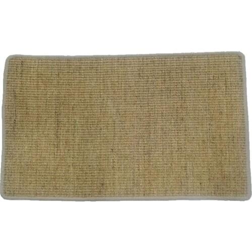 Natural Fiber Sisal Doormat Rectangle Indoor Outdoor Floor Mat Decoration for Home Casual Entrance Look