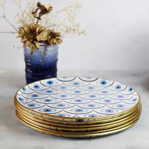 Glore Nazende Service Plate 26 cm 6'lı modern design stylish sofralar service presentation catering dish