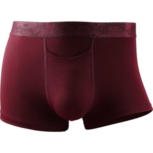 Sexy Mens Underwear Boxers Modal Penis Gay Panties Breathable U Convex Pouch Underpants Male Boxershorts Ropa Interior Hombre