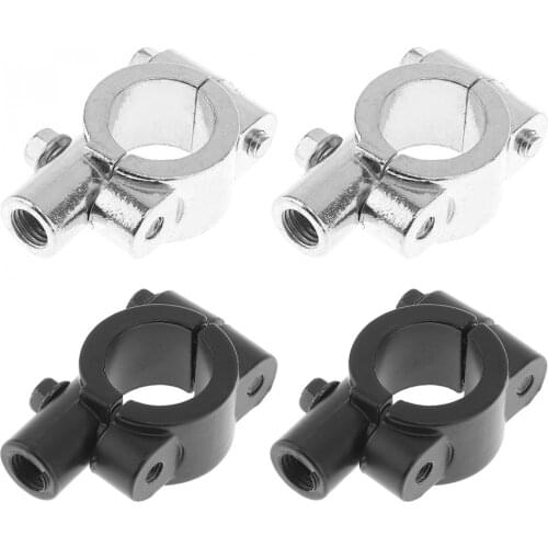 2pcs 10mm Universal Auminum Alloy Handlebar Rearview Mirror Adapter for Motorcycle