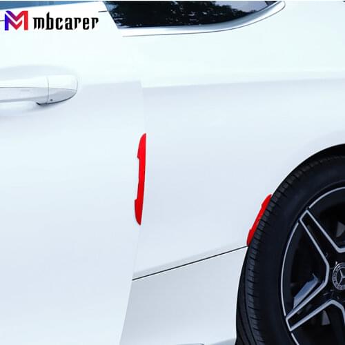4Pcs Auto Car Door Protective Sticker Guards Buffer Trim Molding Protection Strip Scratch Protector Car Door Edge Protection