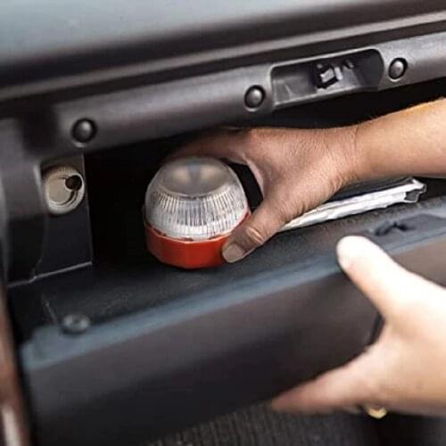 Automobile Emergency Light Signal Flashing Safety Light Warning Amber White Stroboscopic Road Accident Light Outdoor Lighting