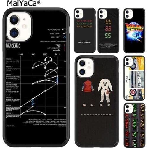 MaiYaCa Flux Capacitor Back to the Future Phone Case For iPhone 5s SE 6s 7 8 plus X XR XS 11 12 pro max Samsung Galaxy S8 S9 S10