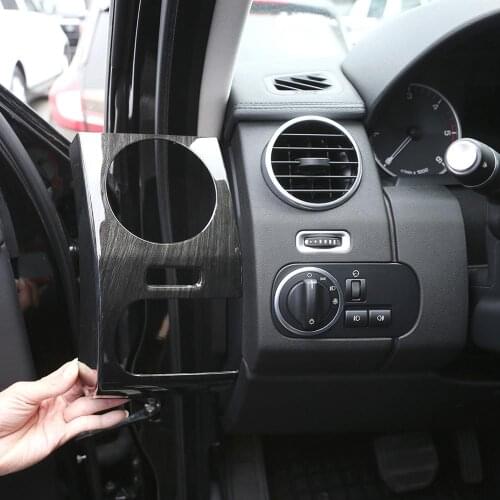 Black Wood Grain ABS Side Air Conditioning Vent Outlet Cover Trim for Land Rover Discovery 4 LR4 2010-16 LHD Vehicles Accessory