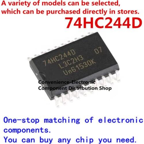 10PCS/PACK 74HC244D quad 2-input nor gate 74HC244 chip 74HC244 SMD chip SOP20 IC integration